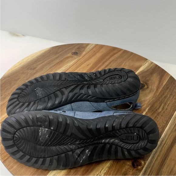 JBU by Jambu bellerose blue Mary Jane SlipOn Vegan Leather Women's 9 M Sandals - Picture 9 of 11